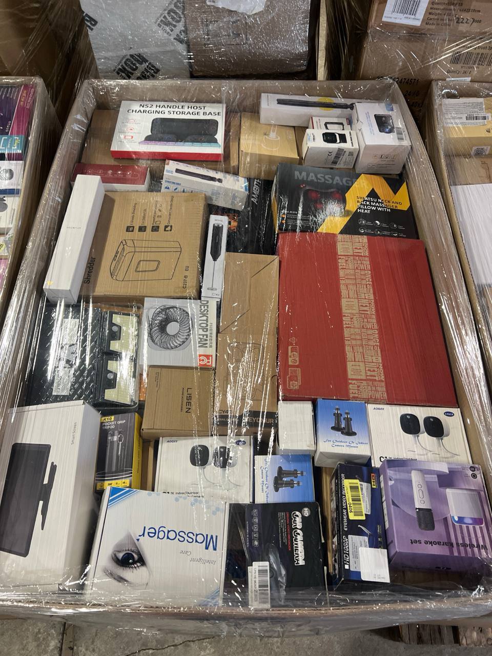 🔥 Amazon MIX палети! 60% електроника, останалите смесени категории🔥 📏 Височина: 100 см/80/120 Euro pallet