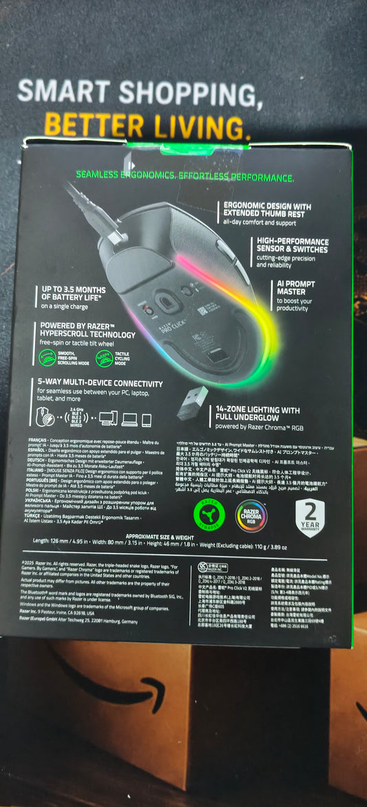 RAZER PRO CLICK V2 BRAND NEW