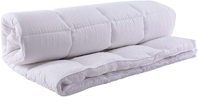 Топ матрак Bedecor за легло, мек топ матрак, луксозен 3D масажен балон 200x200 см