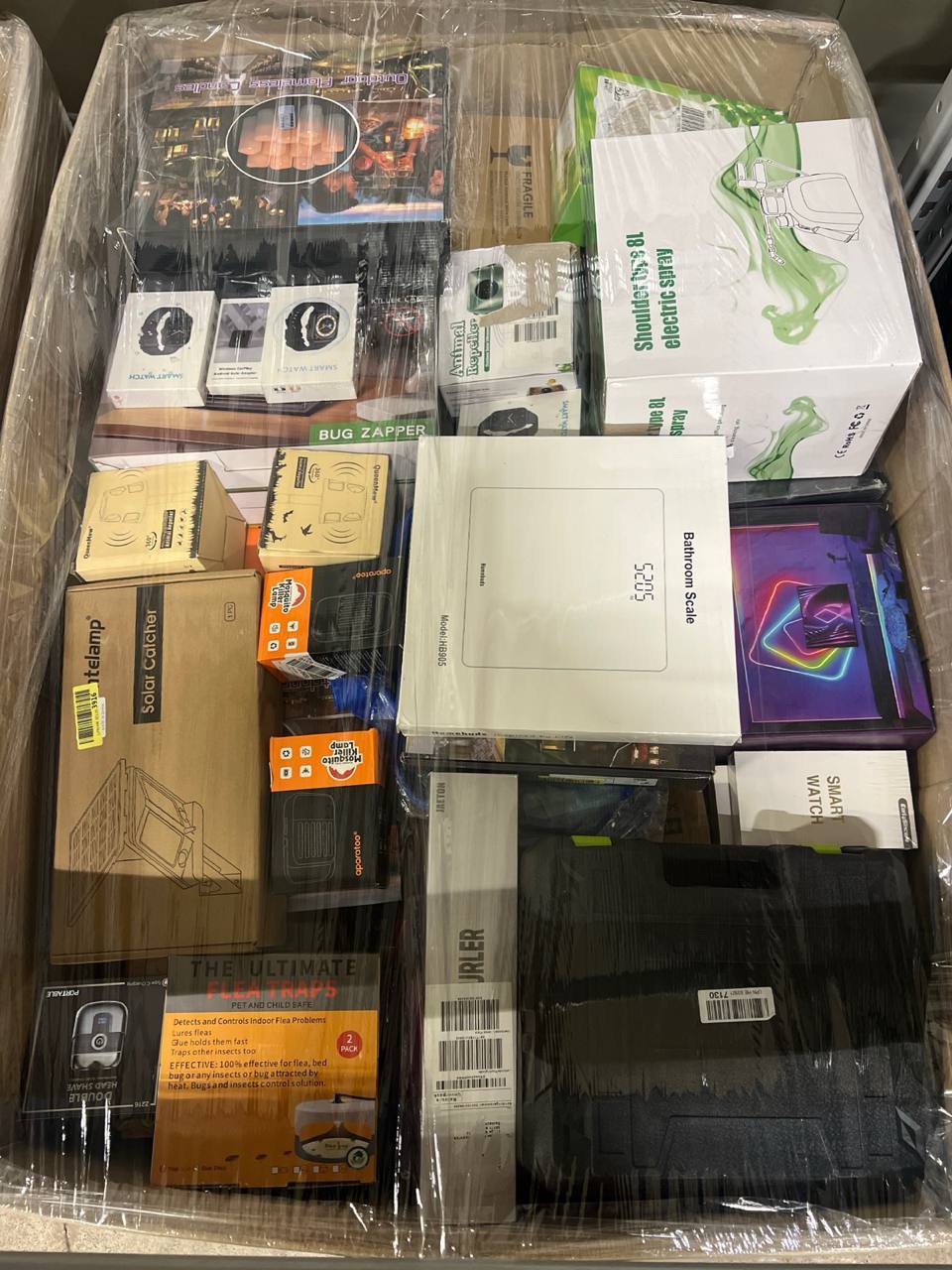 🔥 Amazon MIX палети! 60% електроника, останалите смесени категории🔥 📏 Височина: 100 см/80/120 Euro pallet