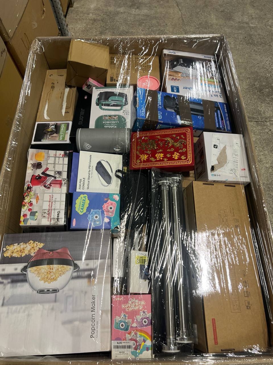 🔥 Amazon MIX палети! 60% електроника, останалите смесени категории🔥 📏 Височина: 100 см/80/120 Euro pallet