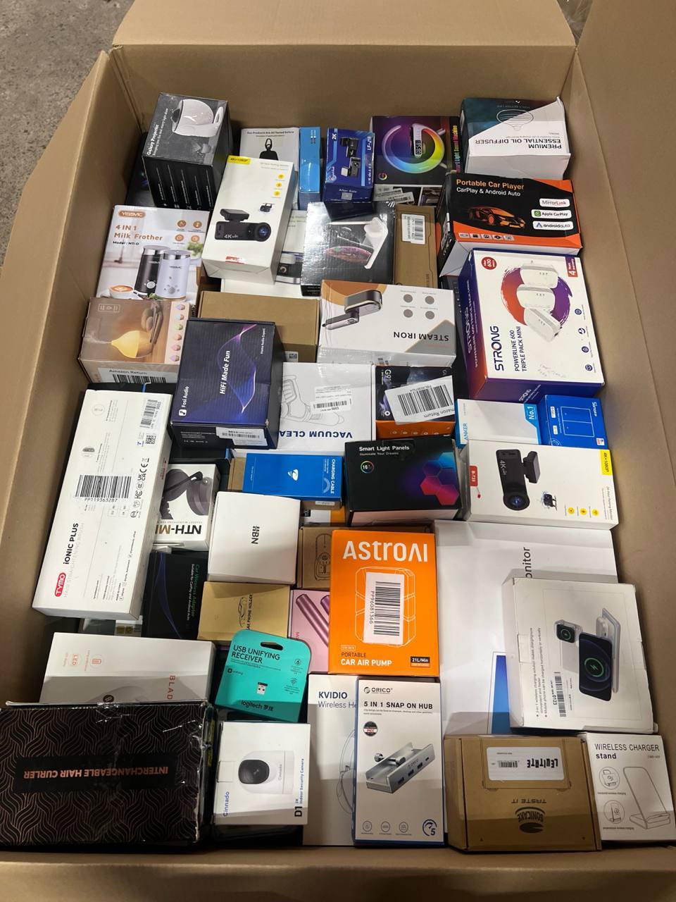 👆🔥 AMAZON | МАЛКА ЕЛЕКТРОНИКА 🇬🇧 UK, EUROPE 🔥 👆 📦 Микс от малка електроника от Amazon 80 см