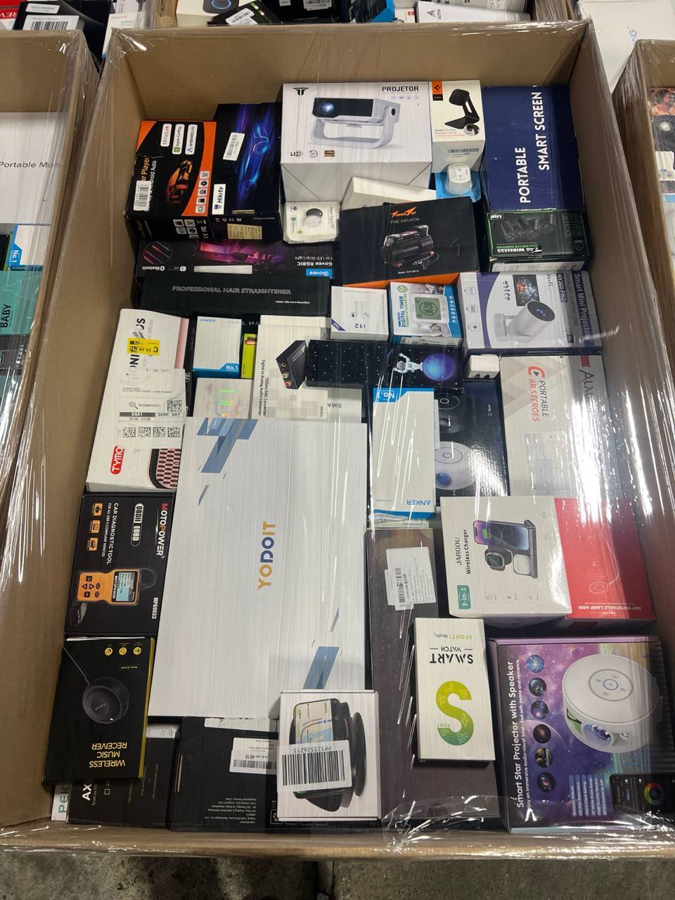 👆🔥 AMAZON | МАЛКА ЕЛЕКТРОНИКА 🇬🇧 UK, EUROPE 🔥 👆 📦 Микс от малка електроника от Amazon 80 см