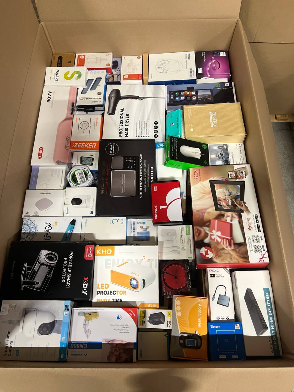 👆🔥 AMAZON | МАЛКА ЕЛЕКТРОНИКА 🇬🇧 UK, EUROPE 🔥 👆 📦 Микс от малка електроника от Amazon 80 см