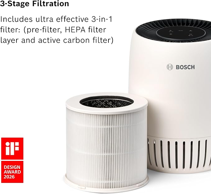 Bosch Air 1000, Air Purifier, For Rooms up to 23 m²