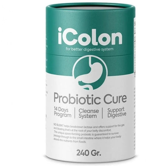 ПРОБИОТИК CURE iCOLON БИЛКОВА МЕЛАСА ЗА ПРЕЧИСТВАНЕ НА ЧРЕВНАТА ФЛОРА 240 ГР.