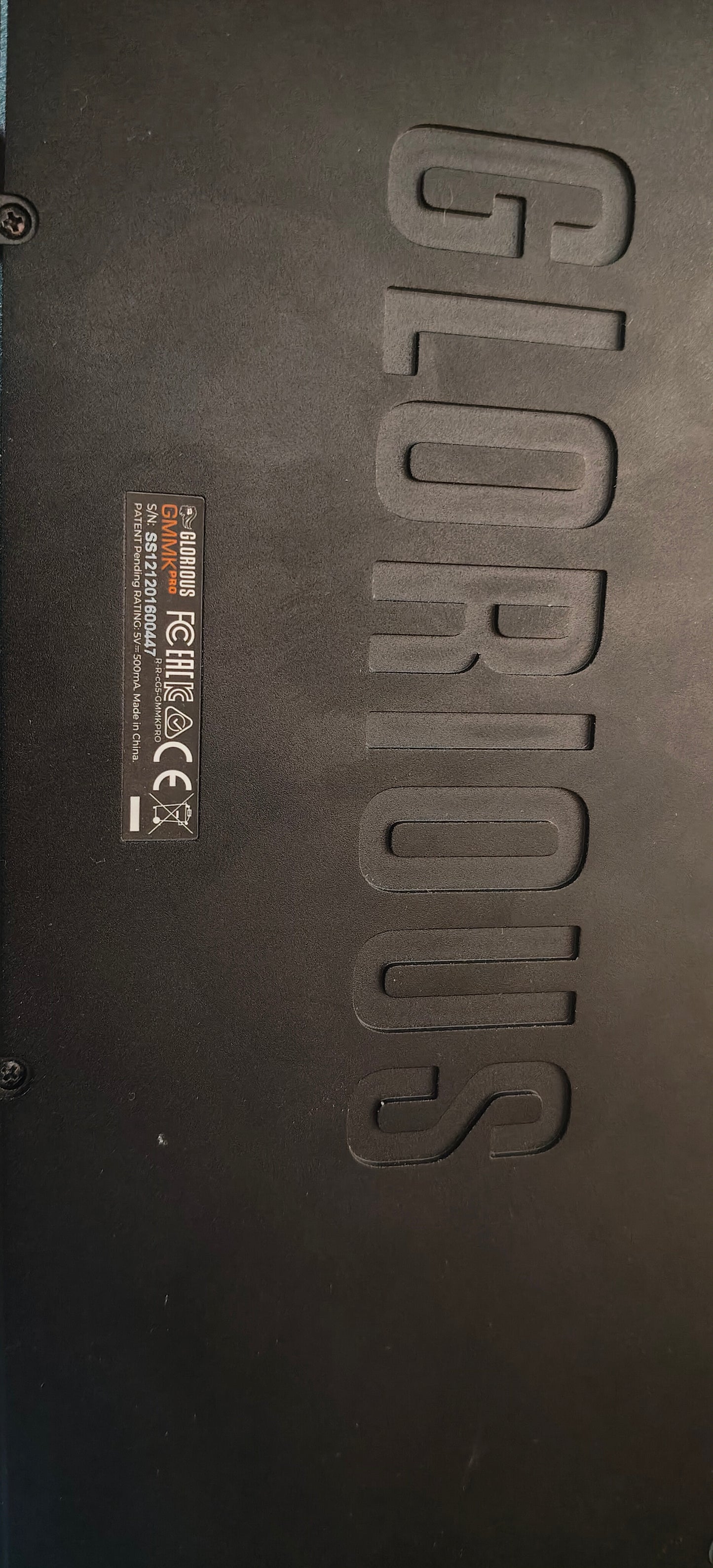 Клавиатура Glorious GMMK PRO 75% Pre-built, Механична, USB-C, Линеен превключвател ROG, Черен/Сив